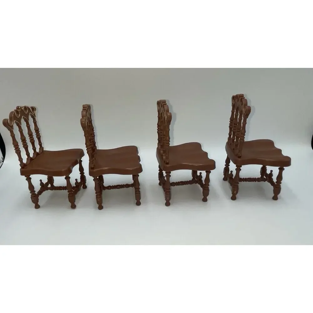 Migliorati Galba Italian Serie Principessa Dining Table & 4 Chairs 1:6‎ Scale